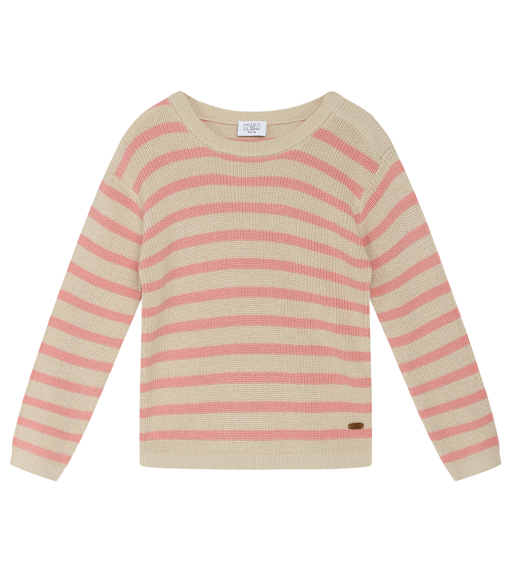 Hust and Claire Bluse - Strik - Pos - Bambus - Shrimp