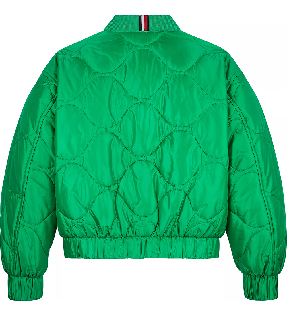 Tommy Hilfiger Dynejakke - Olympic Green