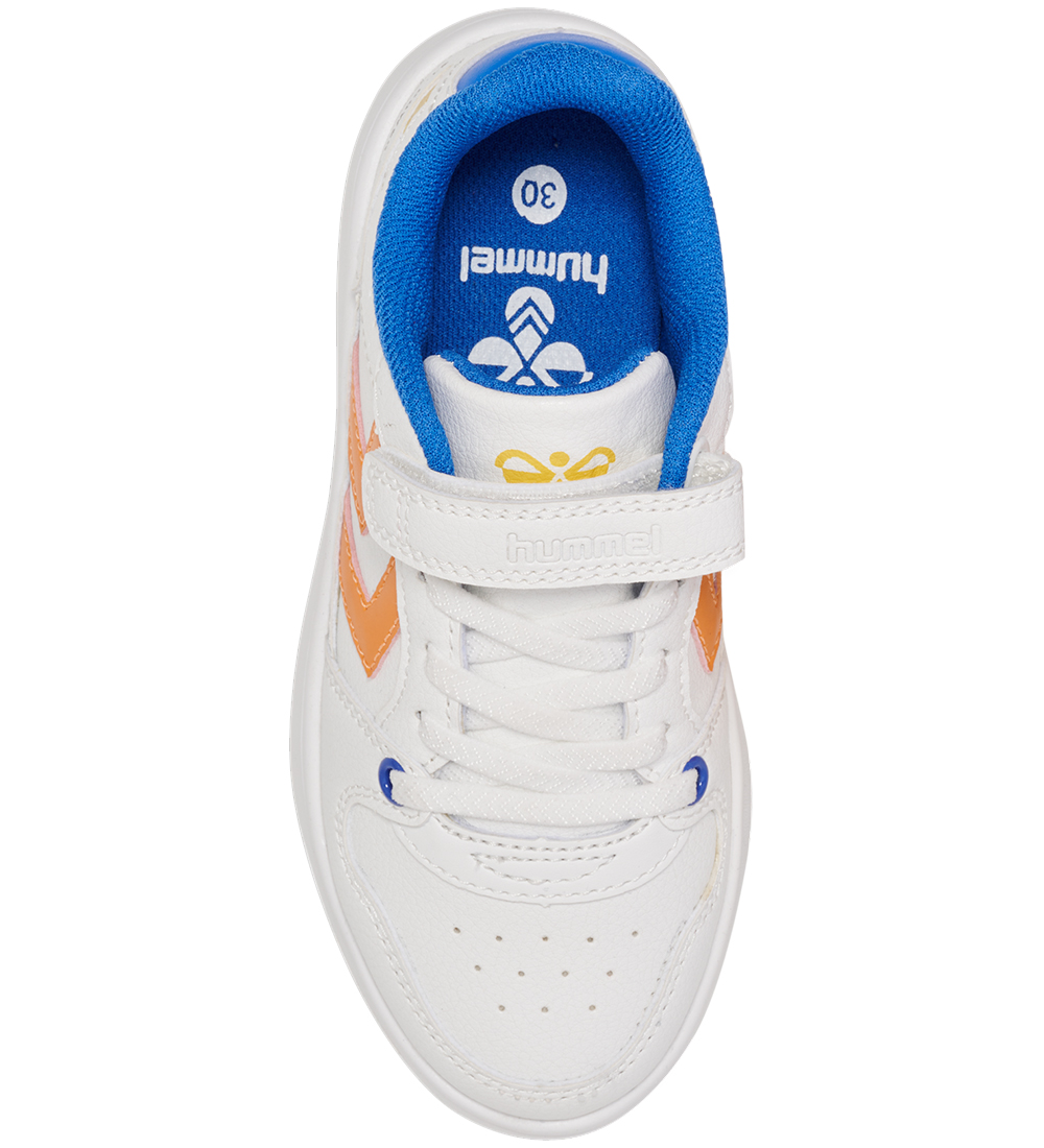 Hummel Sko - ST. Power Play JR - Hvid/Orange