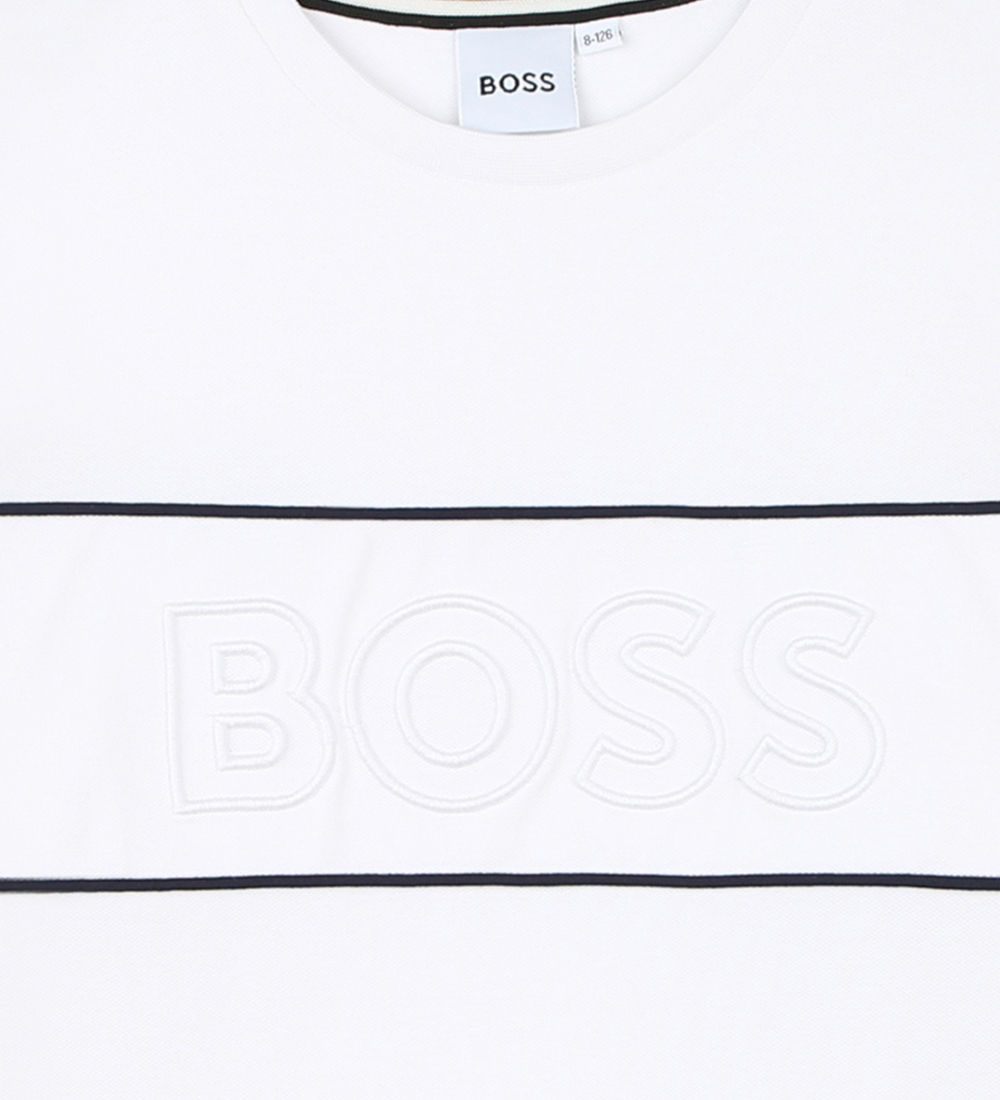 BOSS T-shirt - Hvid m. Sort