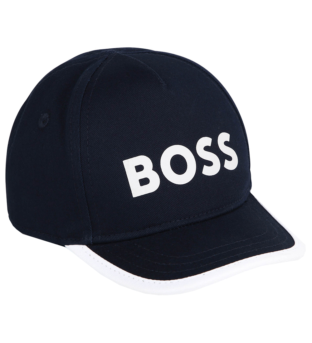 BOSS Kasket - Navy m. Hvid