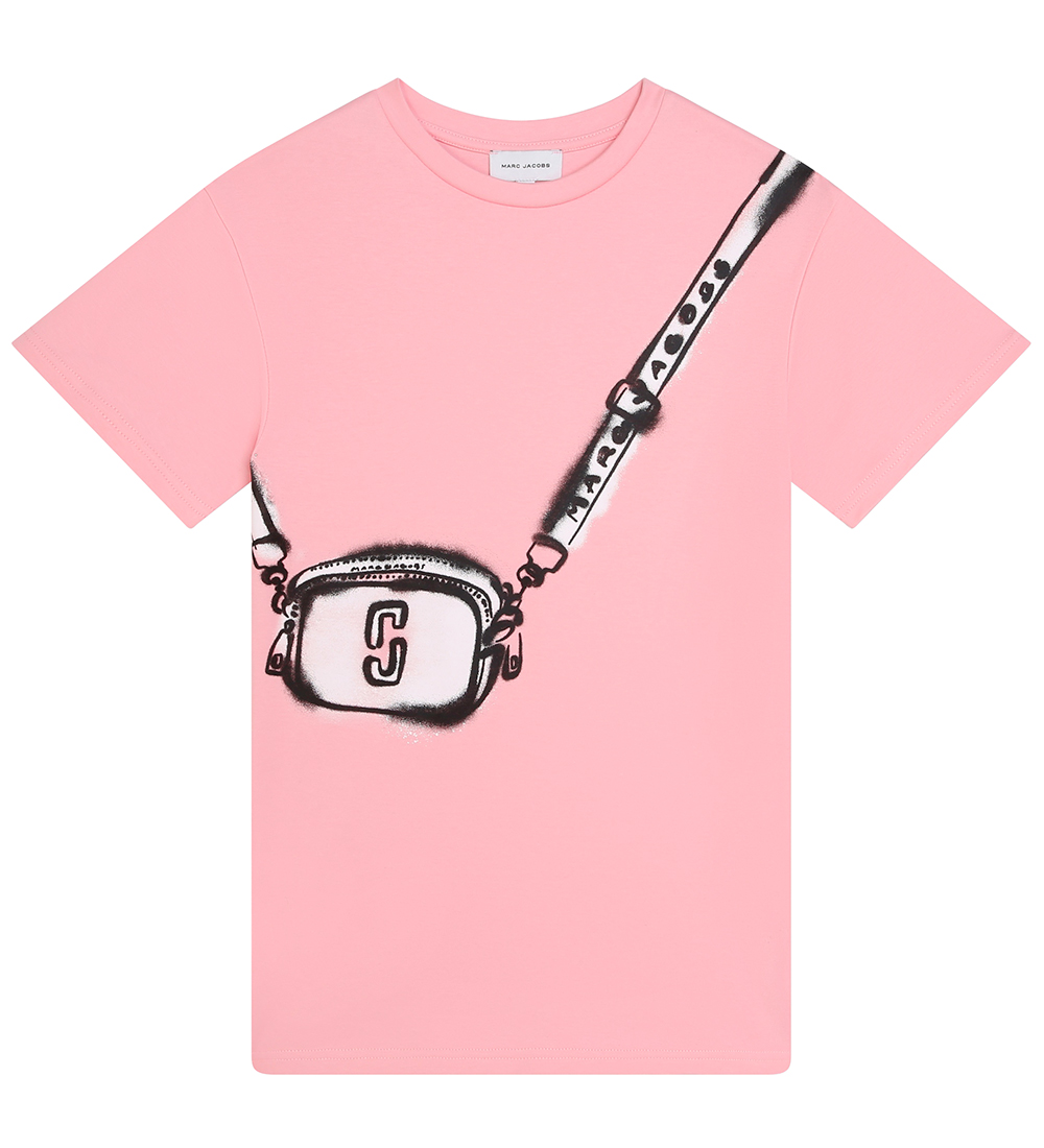 Little Marc Jacobs Kjole - Pink Washed/Sølv m. Taske