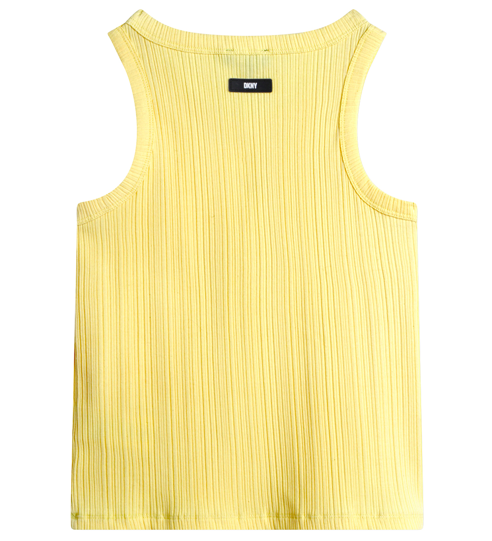 DKNY Tanktop - Rib - Straw Yellow