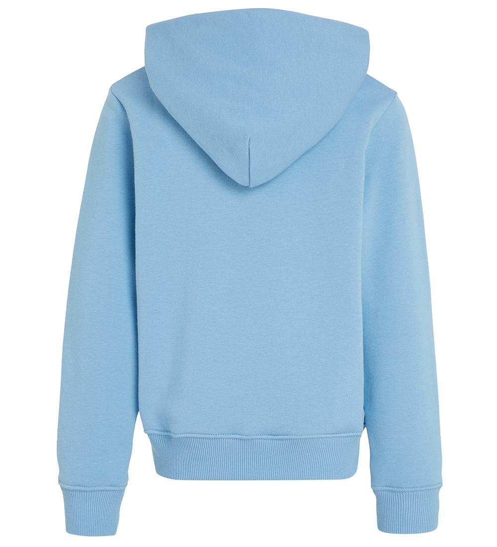 Calvin Klein Hættetrøje - Stack Logo - Dusk Blue