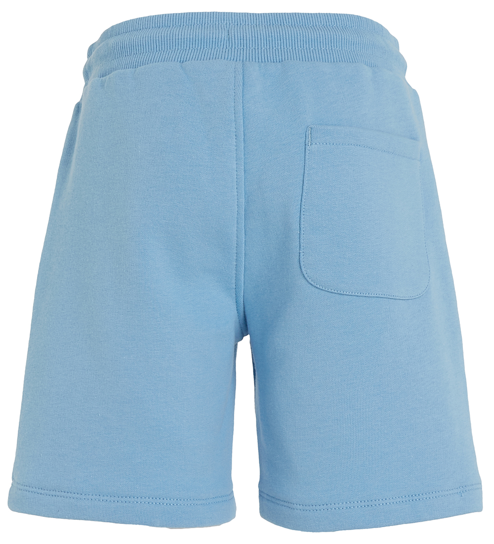 Calvin Klein Sweatshorts - Stack Logo Jogger - Dusk Blue