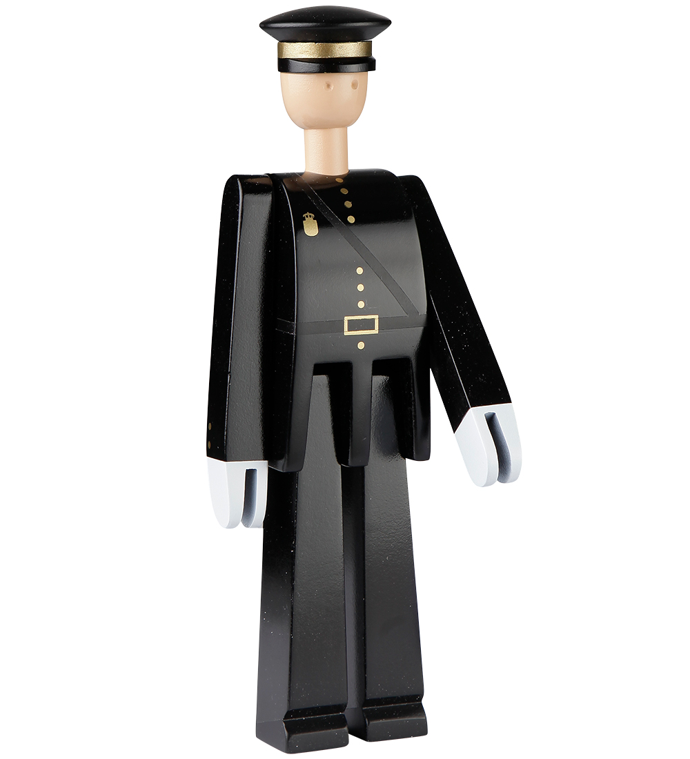 Kay Bojesen Træfigur - Politibetjent - 20 cm - Sort