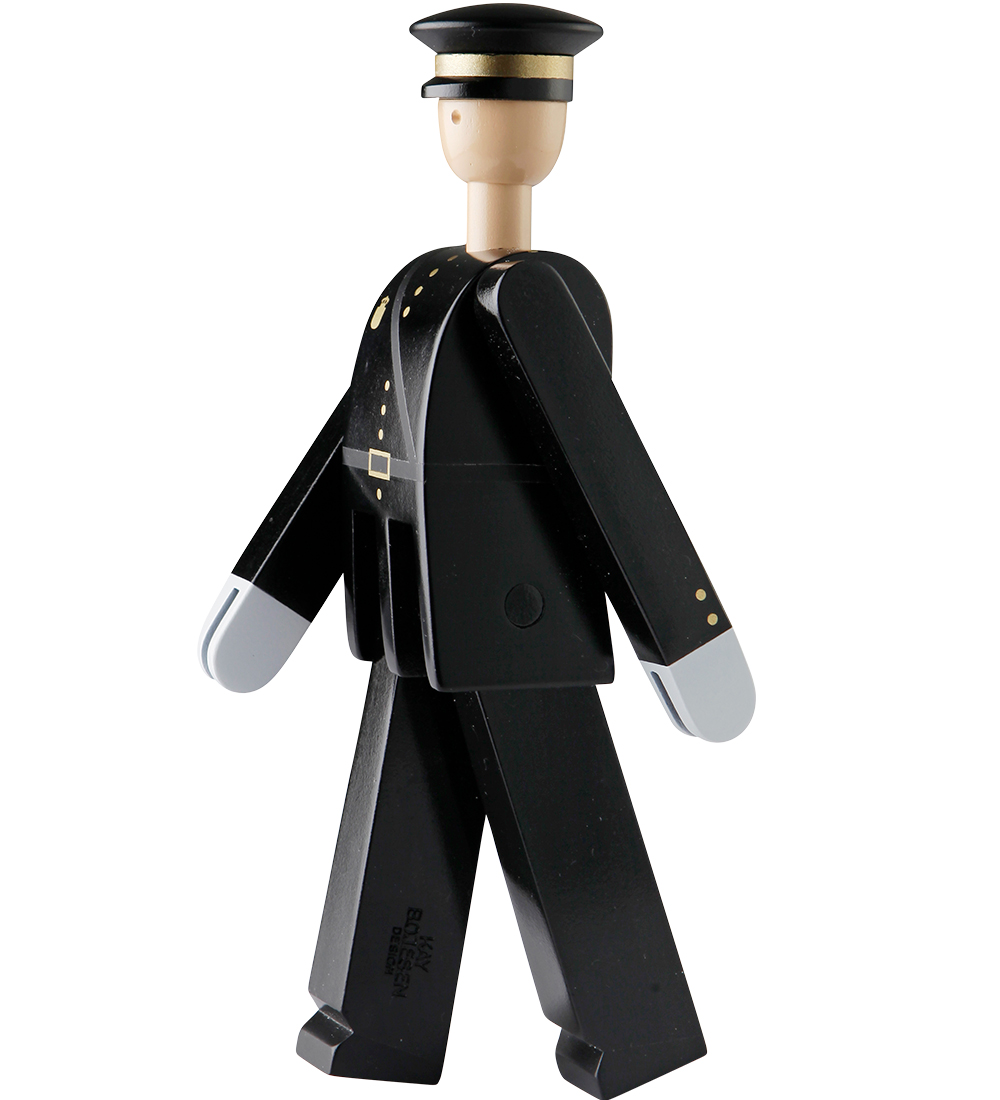 Kay Bojesen Træfigur - Politibetjent - 20 cm - Sort