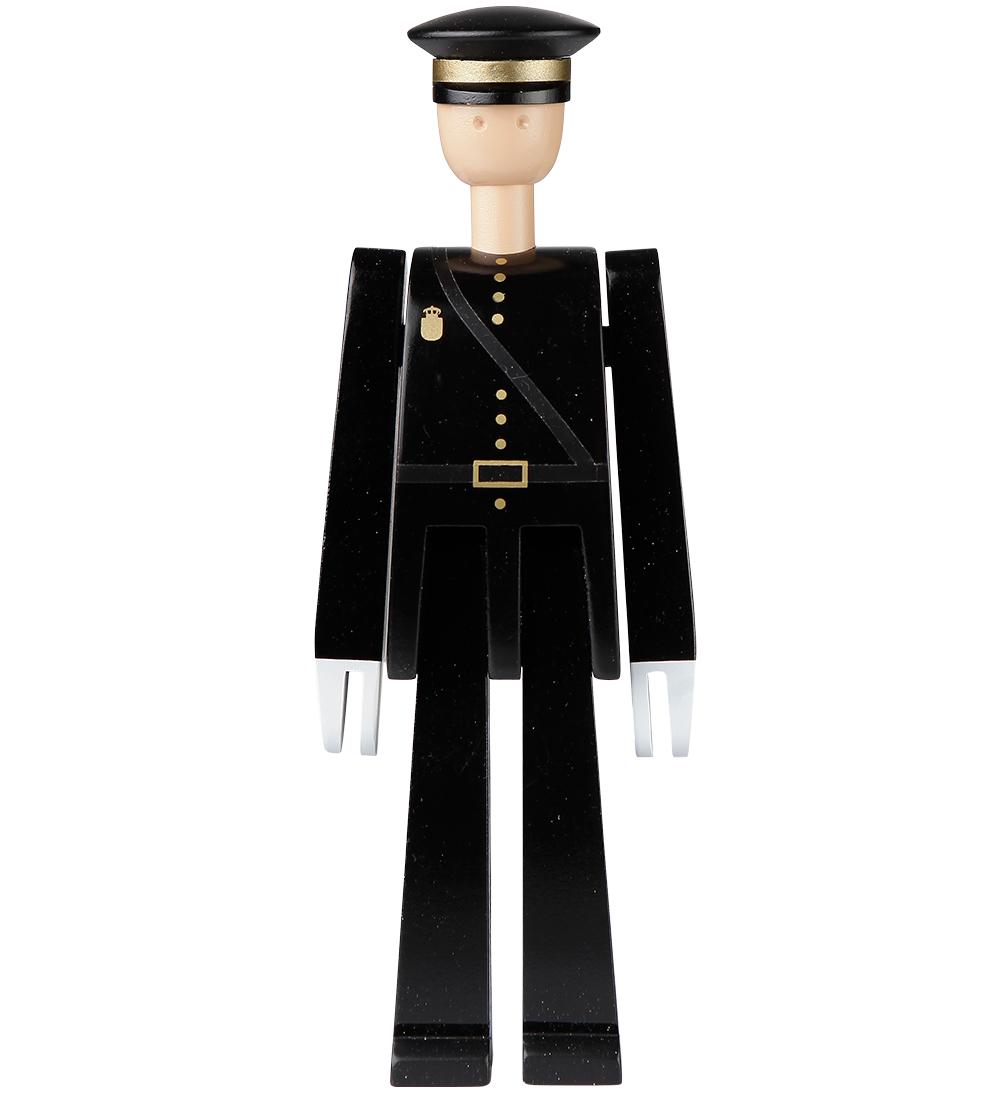 Kay Bojesen Træfigur - Politibetjent - 20 cm - Sort