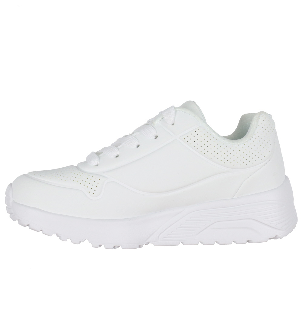 Skechers x JGoldcrown Sko - Uno Lite - Spread The Love - Hvid/La