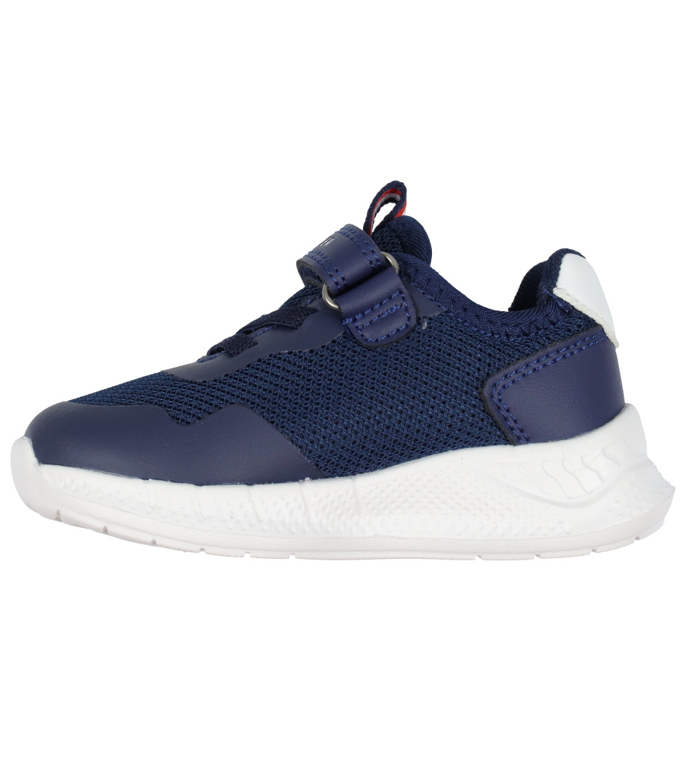 Tommy Hilfiger Sko - Low Cut Lace Up/Velcro - Blå/Hvid