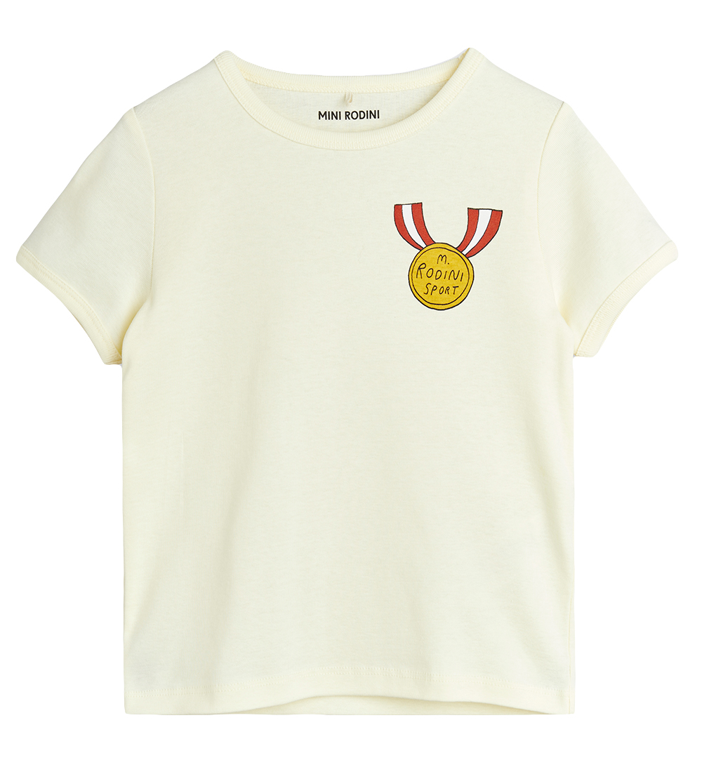 Mini Rodini T-shirt - Medal - Hvid