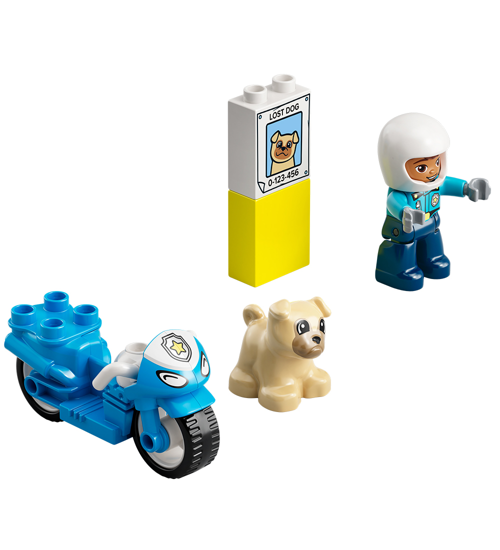 LEGO® DUPLO® - Politimotorcykel 10967 - 5 Dele