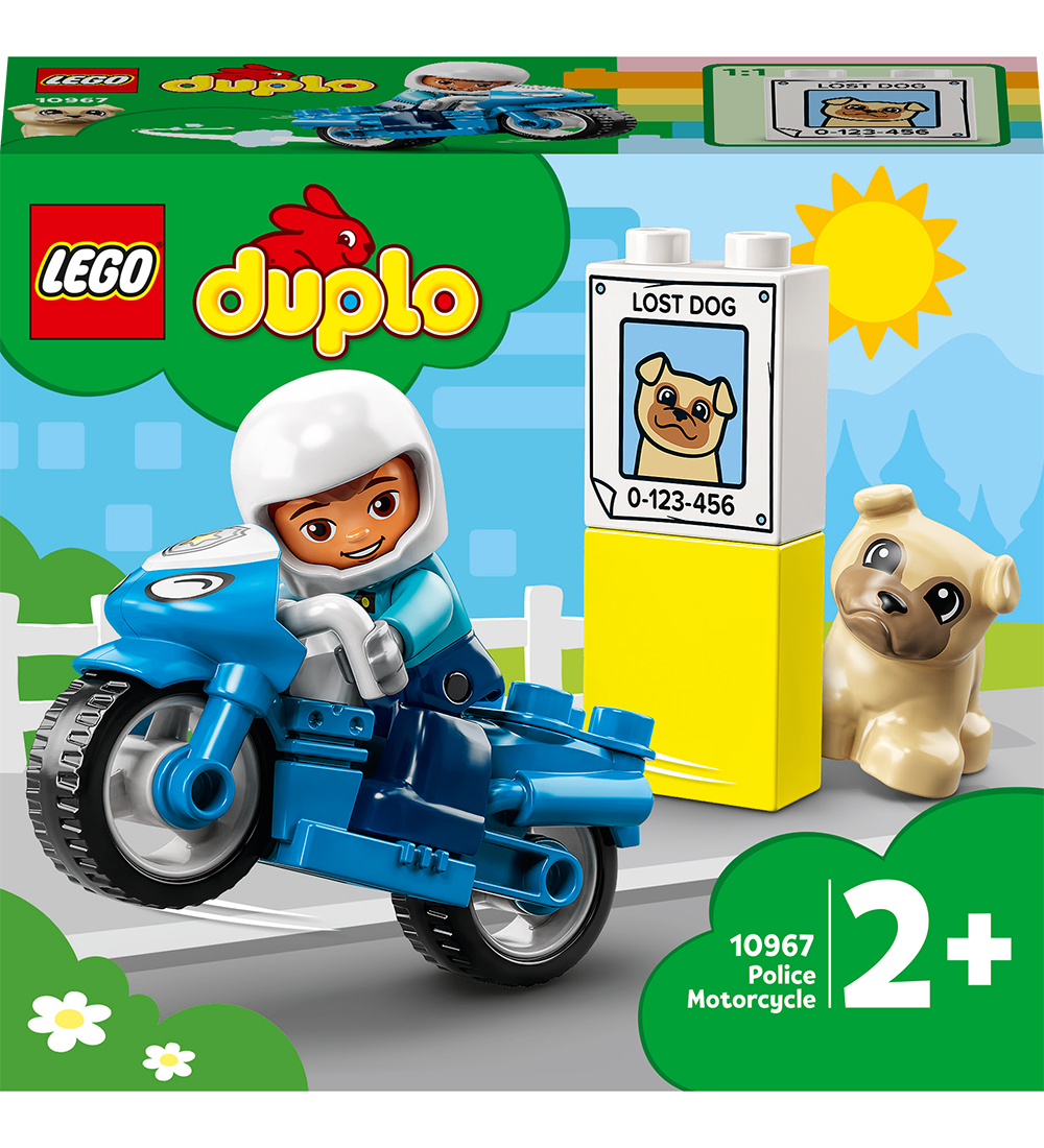 LEGO® DUPLO® - Politimotorcykel 10967 - 5 Dele