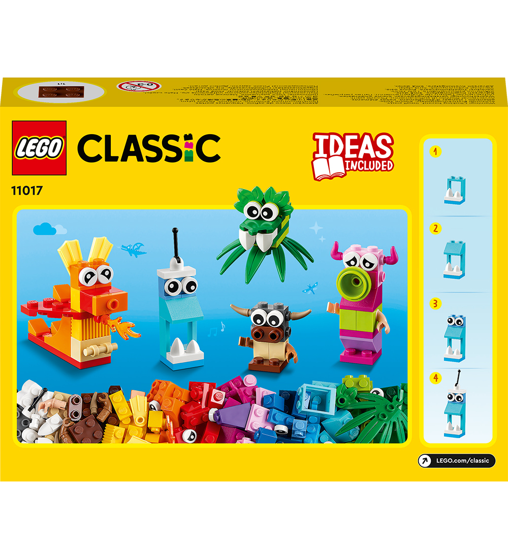 LEGO® Classic - Kreative Monstre 11017 - 140 Dele