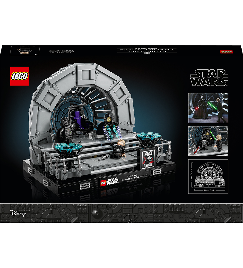 LEGO® Star Wars - Diorama Med Kejserens Tronsal 75352 - 807 Dele