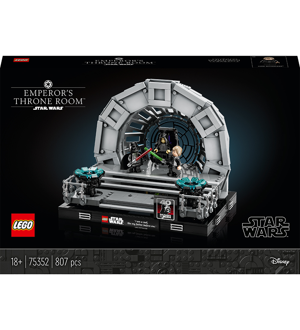 LEGO® Star Wars - Diorama Med Kejserens Tronsal 75352 - 807 Dele