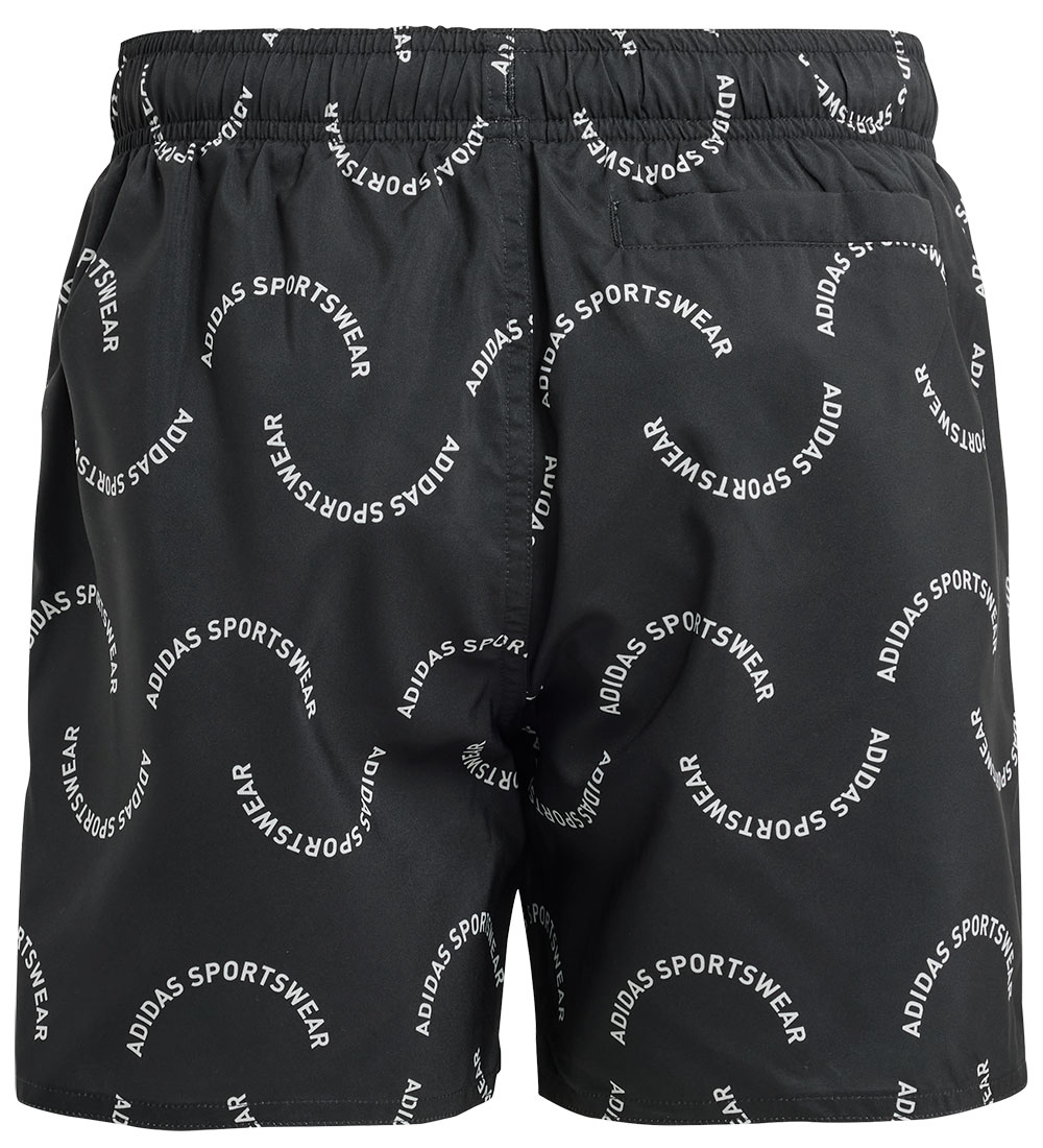 adidas performance Badeshorts - Wve Clx Sl - Sort/Hvid