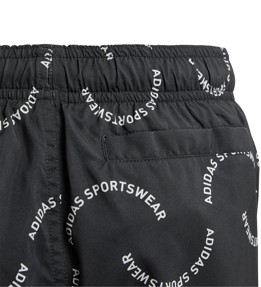 adidas performance Badeshorts - Wve Clx Sl - Sort/Hvid
