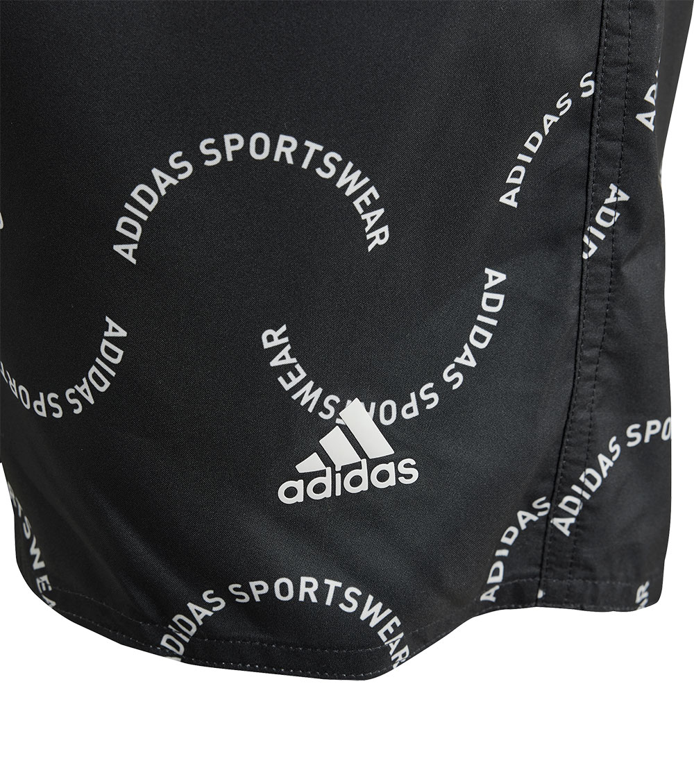 adidas performance Badeshorts - Wve Clx Sl - Sort/Hvid