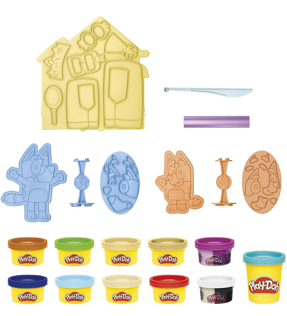 Play-Doh Modellervoks - Bluey Make 'n Mash Costumes