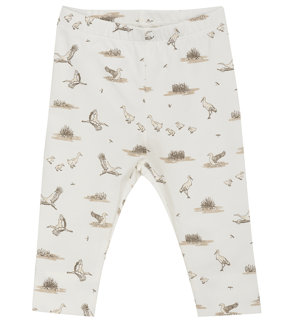 Fixoni Leggings - Coconut Milk m. Print