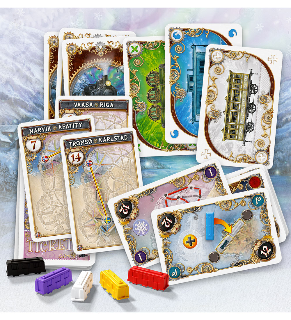 Asmodee - Ticket To Ride Brætspil - Northern Lights - Nordic