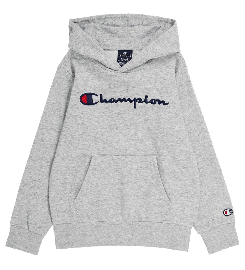 Champion Hættetrøje - New Oxford Grey Melange