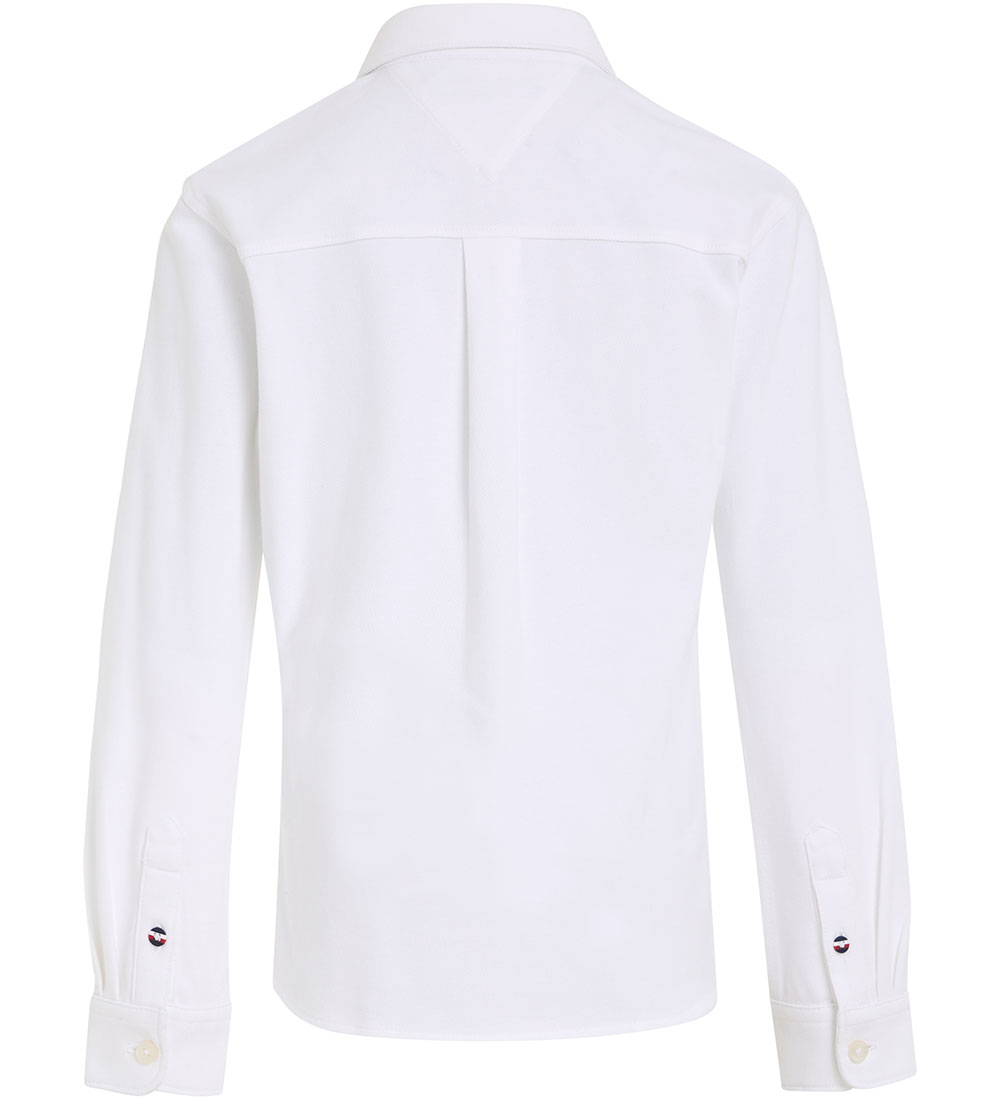 Tommy Hilfiger Skjorte - Monogram Stretch - Hvid