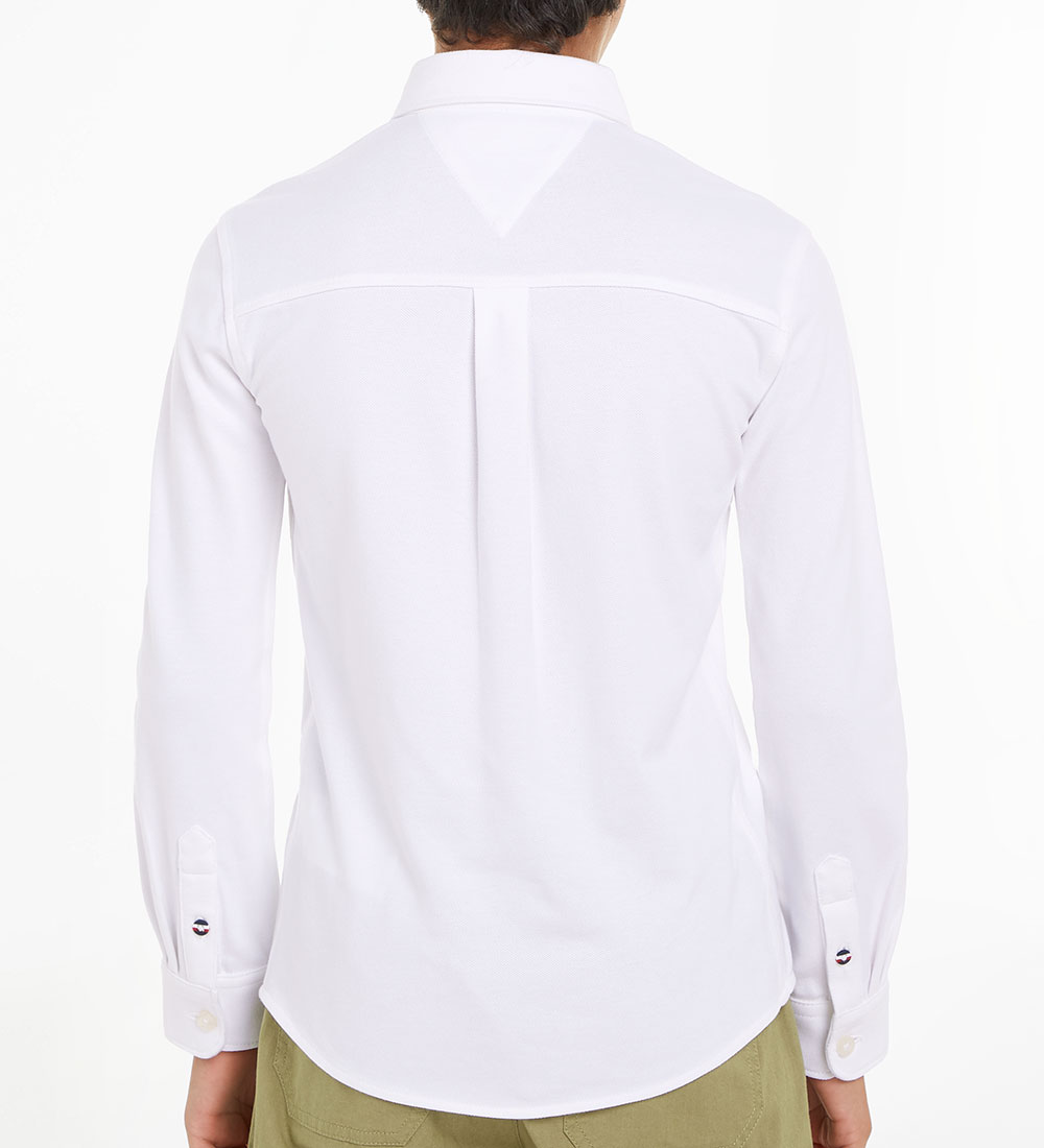 Tommy Hilfiger Skjorte - Monogram Stretch - Hvid