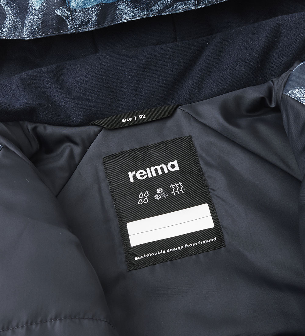 Reima Flyverdragt - Puhuri - Navy m. Print
