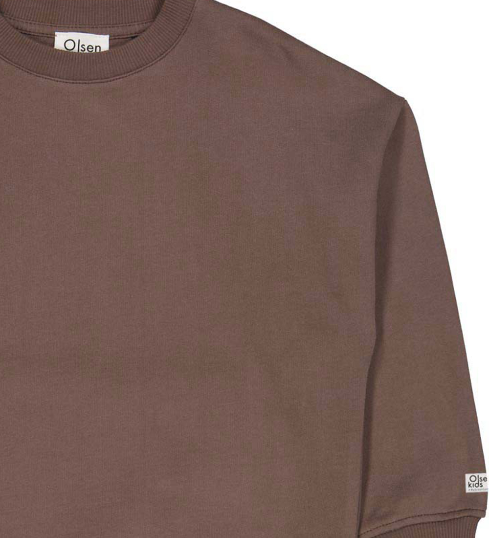 Olsen kids x By Green Sweatshirt - Ceder Brown