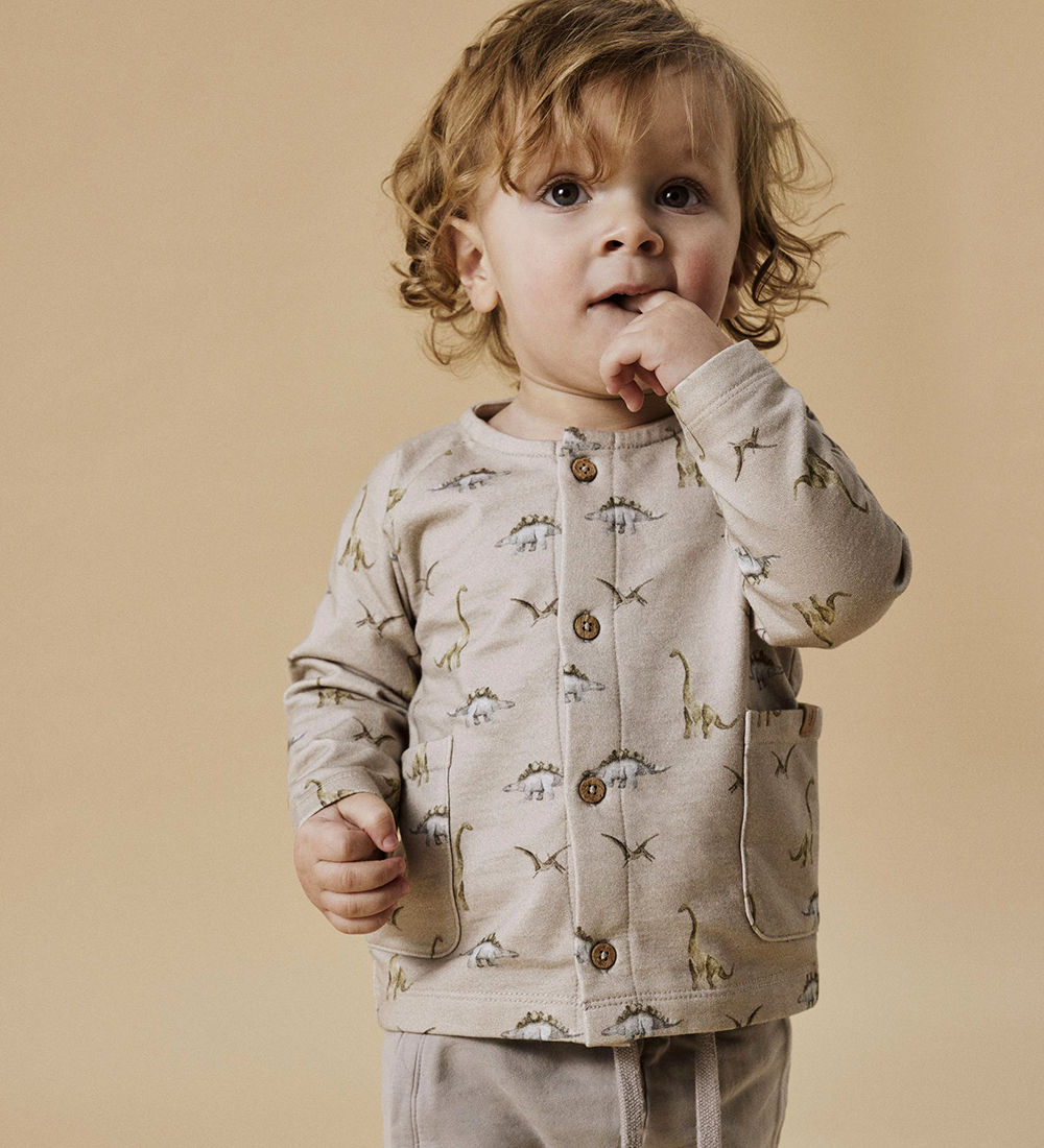 Lil Atelier Cardigan - NbmBibo - Silver Lining