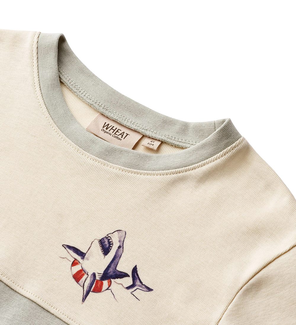 Wheat T-shirt - Oliver - Sea Mist