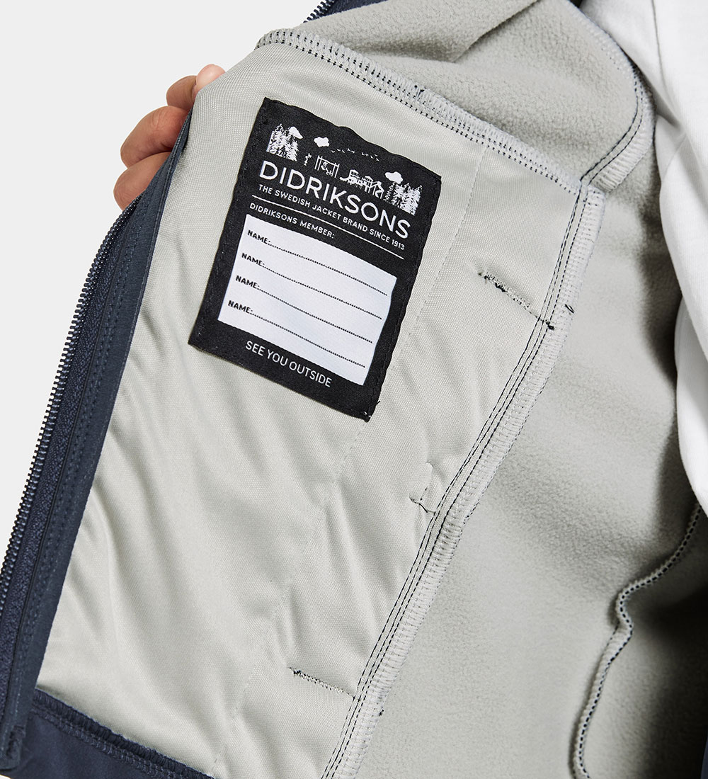 Didriksons Softshelljakke m. Fleece - Troel - Navy