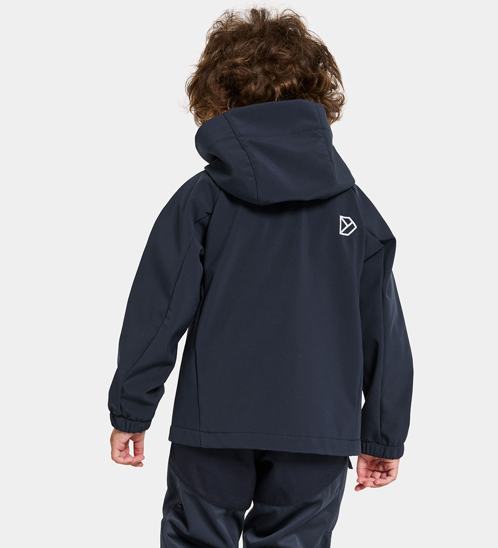 Didriksons Softshelljakke m. Fleece - Troel - Navy