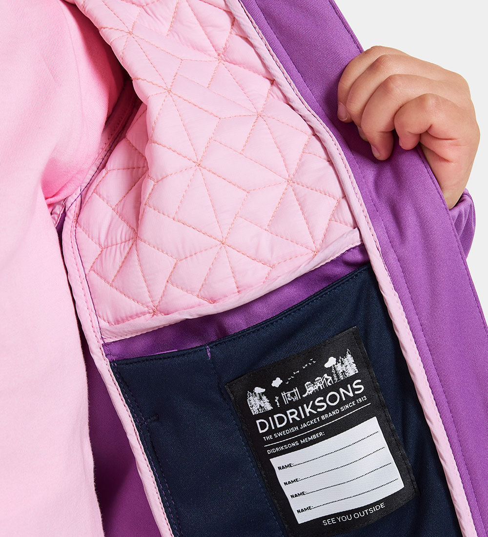 Didriksons Softshelljakke - Briska - Tulip Purple