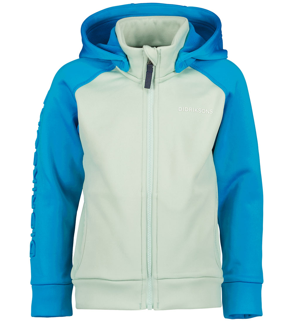 Didriksons Softshelljakke m. Fleece - Corin - Blue Lagoon