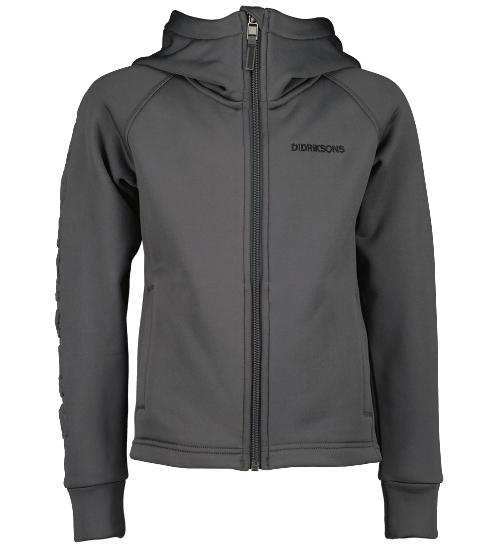 Didriksons Softshelljakke m. Fleece - Hekto - Coal Black