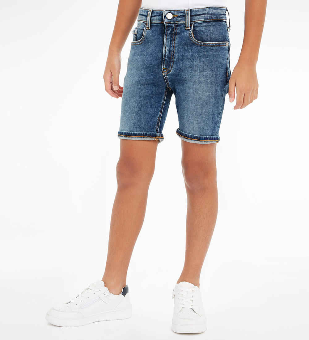 Calvin Klein Denimshorts - Regular - Essential Serene Blue
