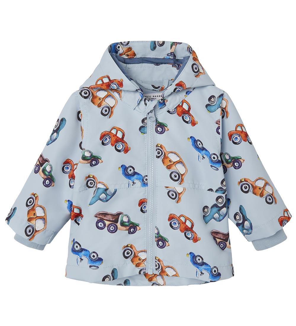 Name It Sommerjakke - NbmMax - Celestial Blue m. Biler
