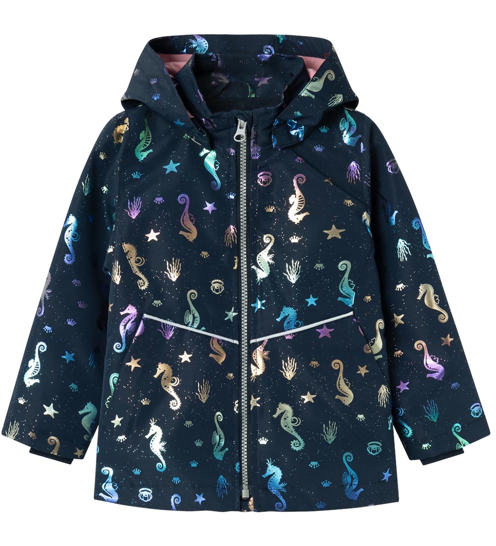 Name It Sommerjakke - NmfMaxi - Dark Sapphire m. Søheste