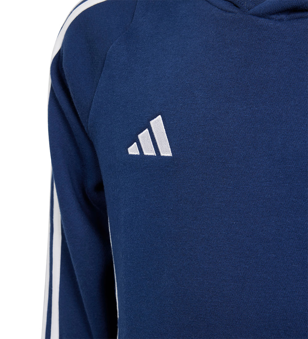 adidas Performance Hættetrøje - Tiro 24 SWHOODY - Blå/Hvid