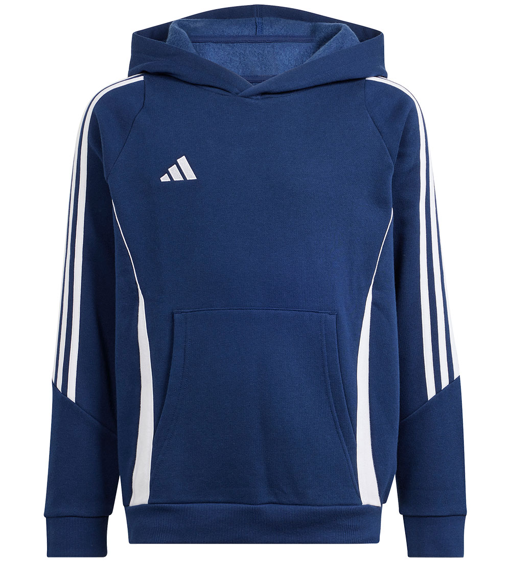 adidas Performance Hættetrøje - Tiro 24 SWHOODY - Blå/Hvid
