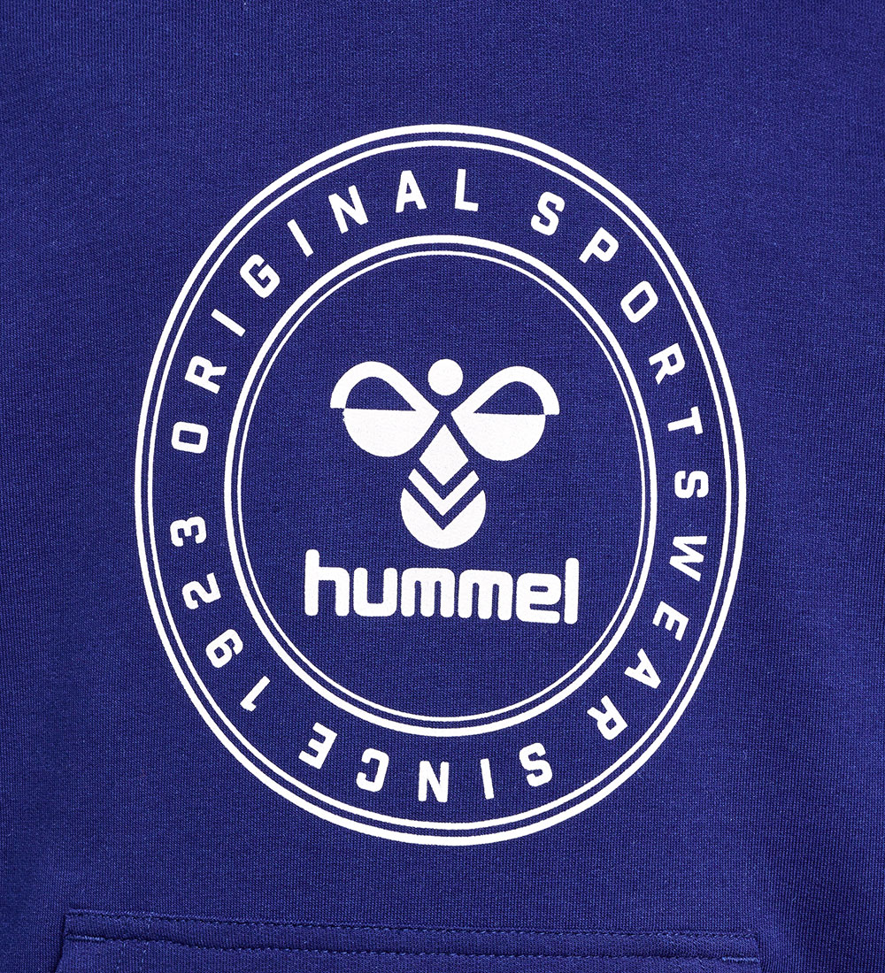 Hummel Hættetrøje - hmlCuatro Circle - Estate Blue