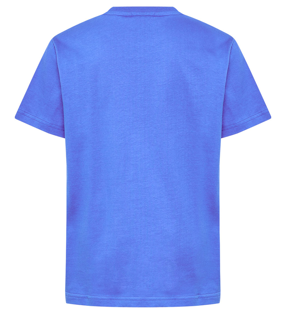Hummel T-shirt - hmlTres Circle - Nebulas Blue