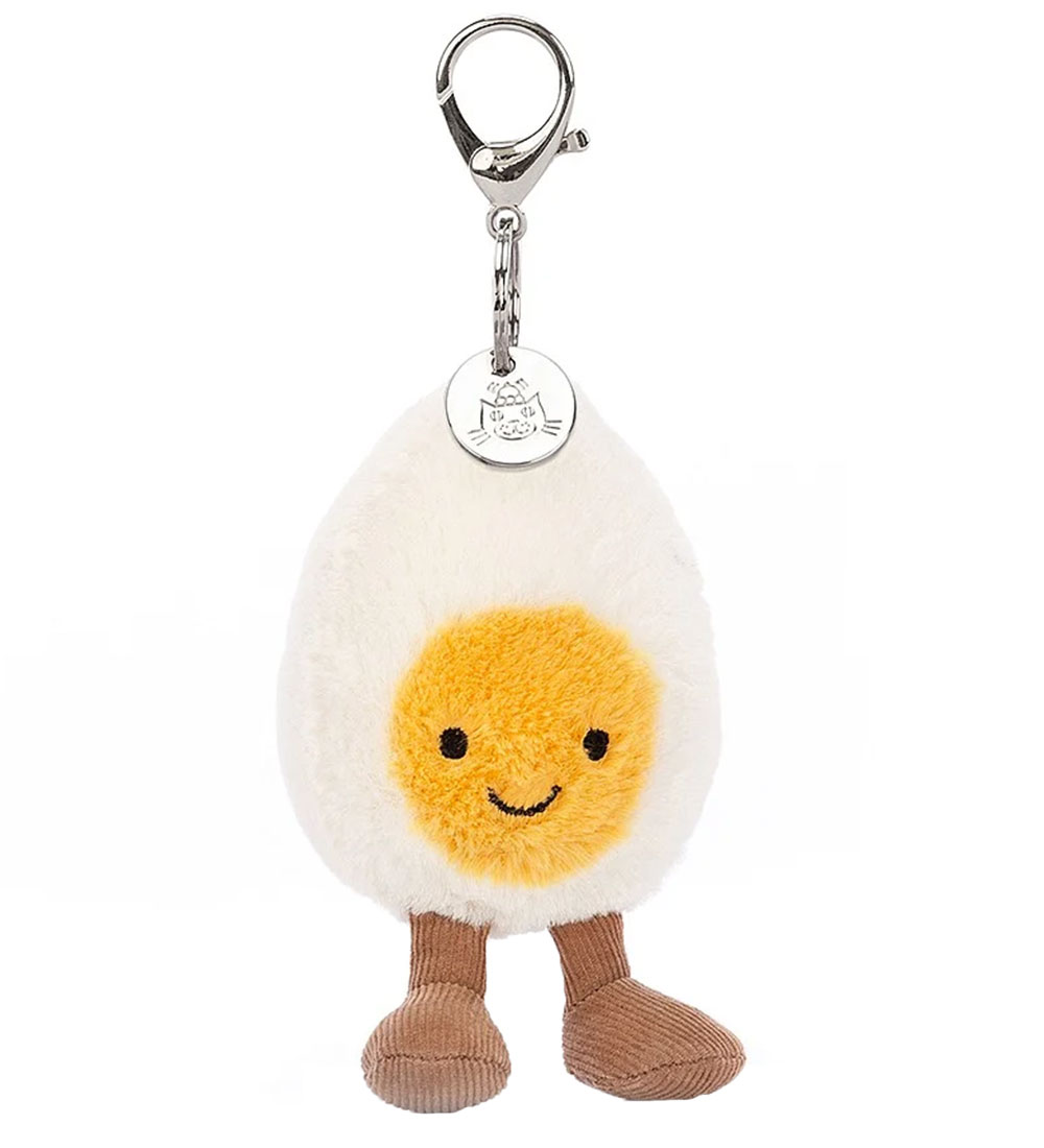 Jellycat Nøglering - 18x7 cm - Amuseable Happy Boiled Egg