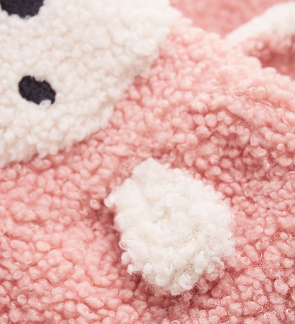 Minymo Fleecedragt - Teddy - Peach Beige