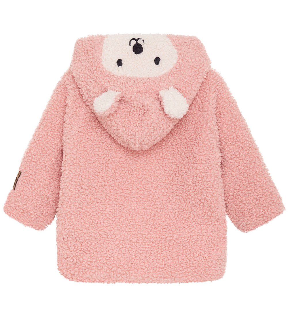 Minymo Fleecejakke - Teddy - Peach Beige