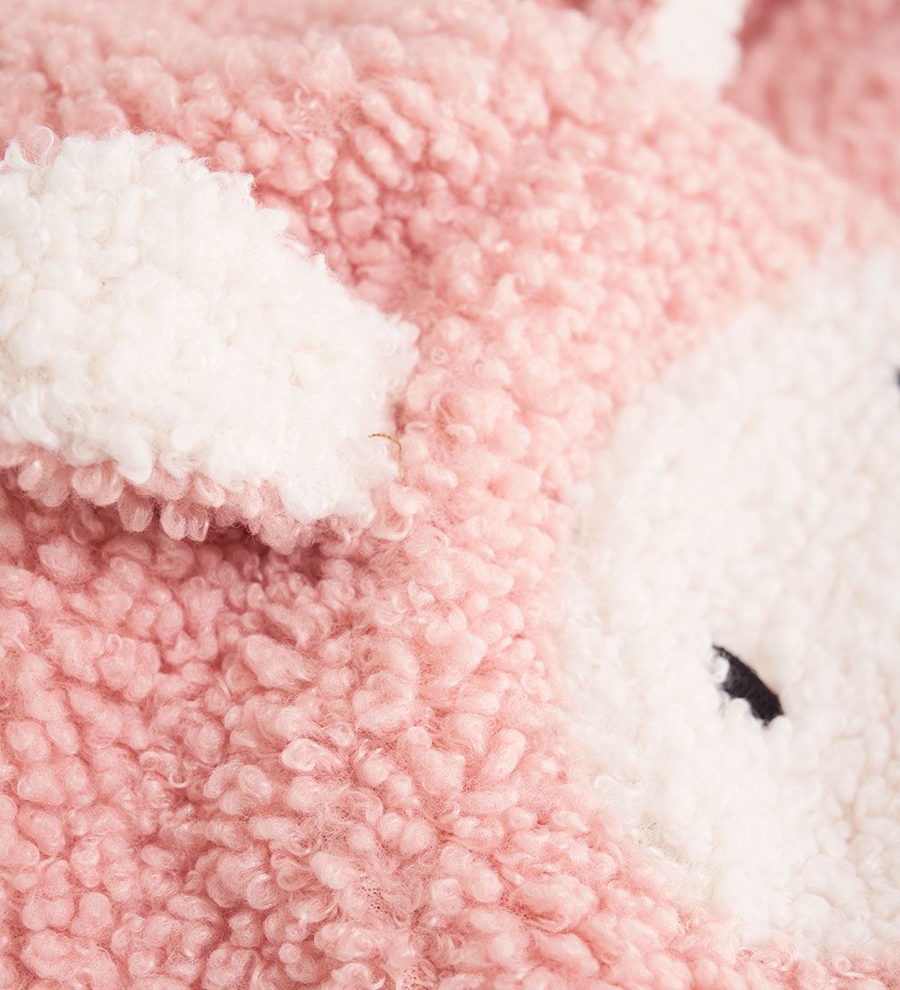 Minymo Fleecejakke - Teddy - Peach Beige