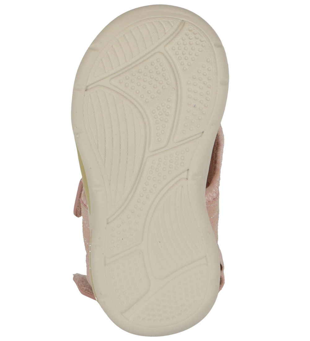 En Fant Sandal m. Velcro - Misty Rose m. Lys